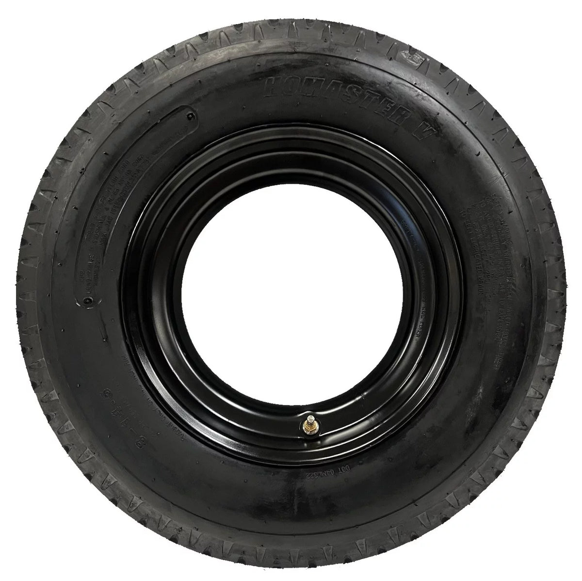 2-Pk Mounted Trailer Tire Rim 14.5 in. Demountable Rim Wheel Z5281