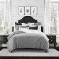 Charcoal Queen 5 Piece Comforter & 2 Pillow Shams Set X53698