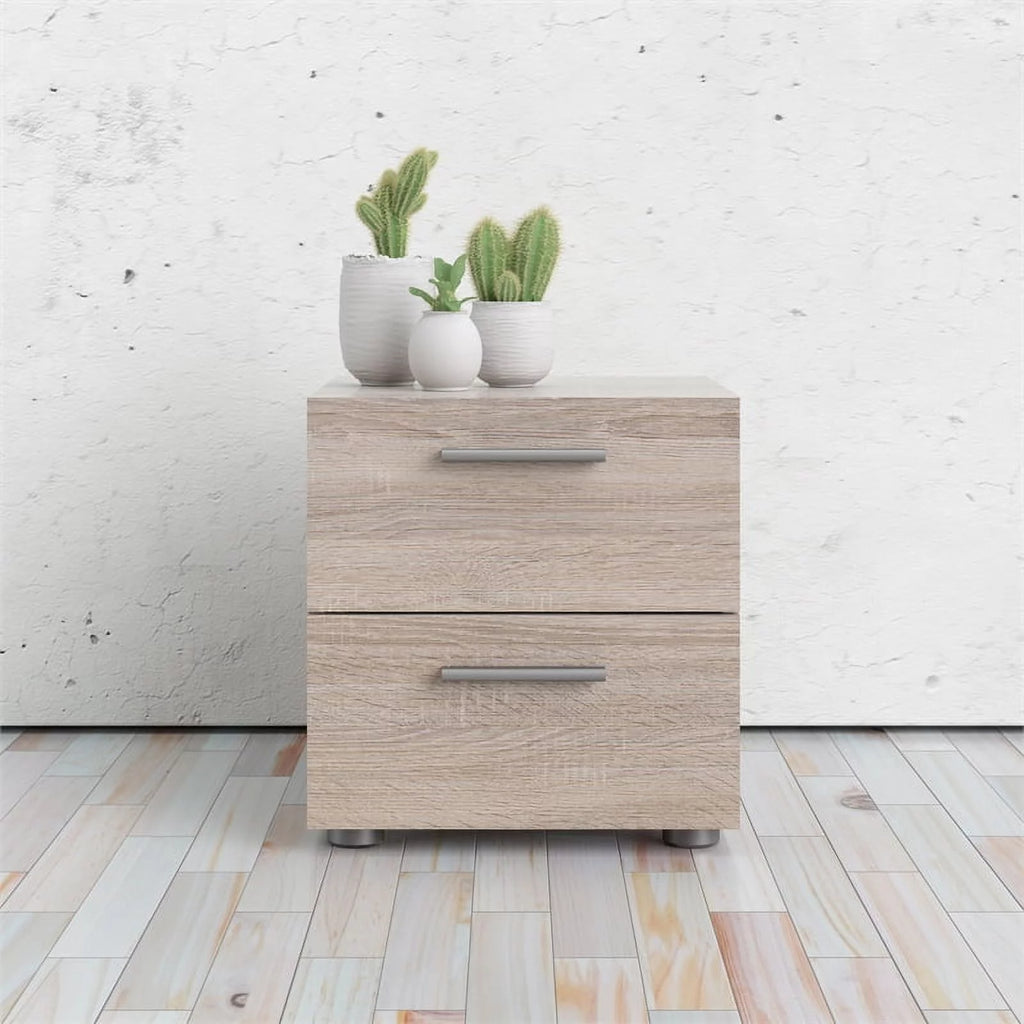 4 Drawer Chest and 2 Drawer Nightstand 2 Piece Set K438