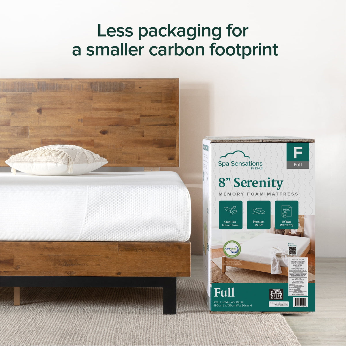 8 Memory Foam Mattress T7580
