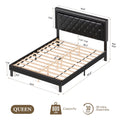 Queen Size Wood Slat Bed Frame N644