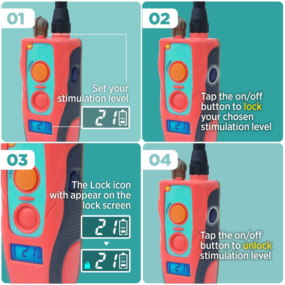 Waterproof Remote Dog Training E-Collar A855276