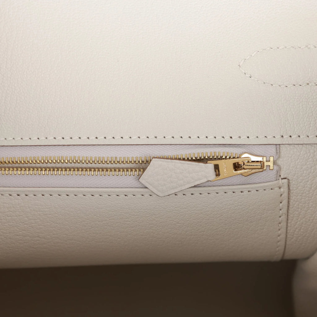 Birkin 35 Gris Pale Togo Gold Hardware L766