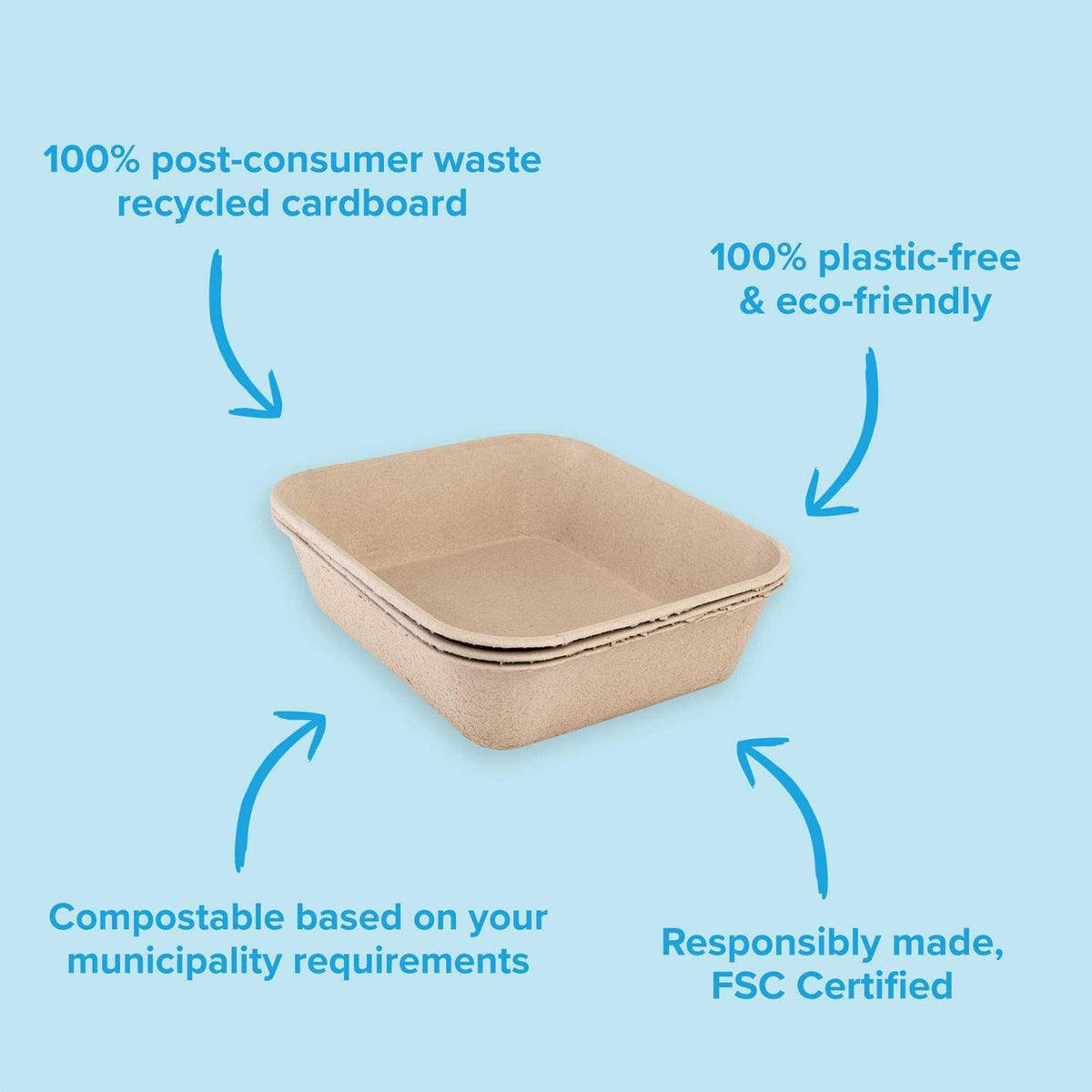 Eco-Friendly Disposable Litter Box E401