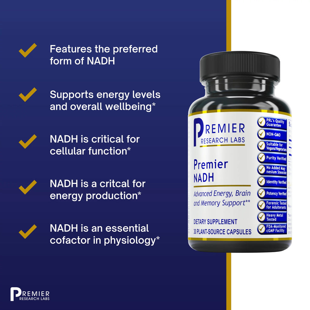 Vegan NADH 30 Capsules Dietary Supplement G63755