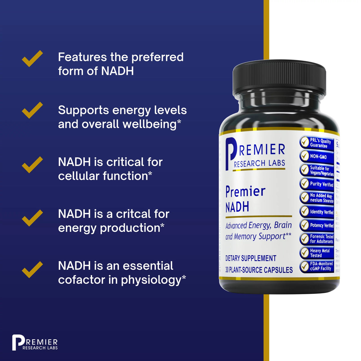 Vegan NADH 30 Capsules Dietary Supplement G63755