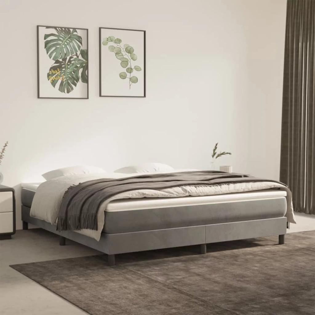 Gray Queen Pocket Spring Bed C377