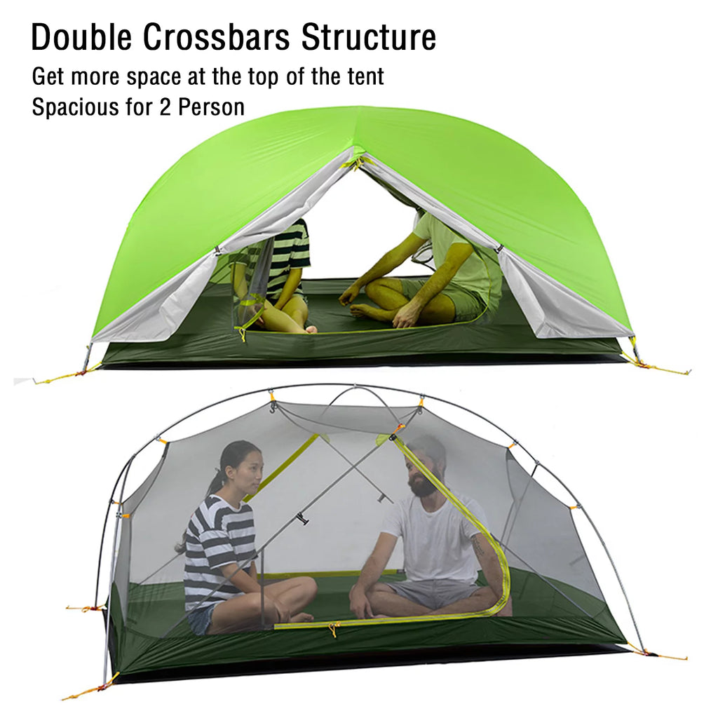 Backpacking Camping Tent 2 Person Lightweight Waterproof D827034