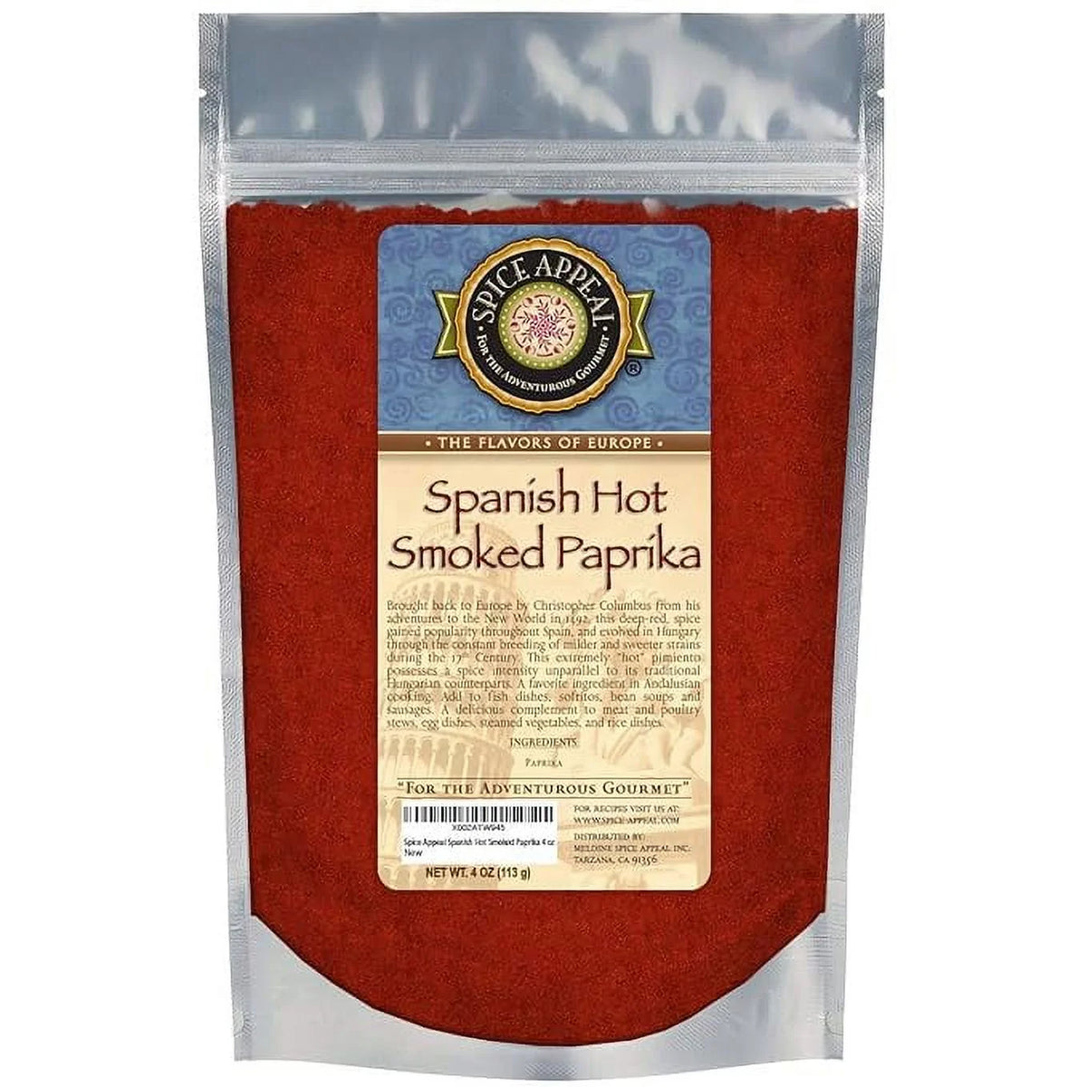 Spanish Hot Smoked Paprika 4 oz W43008