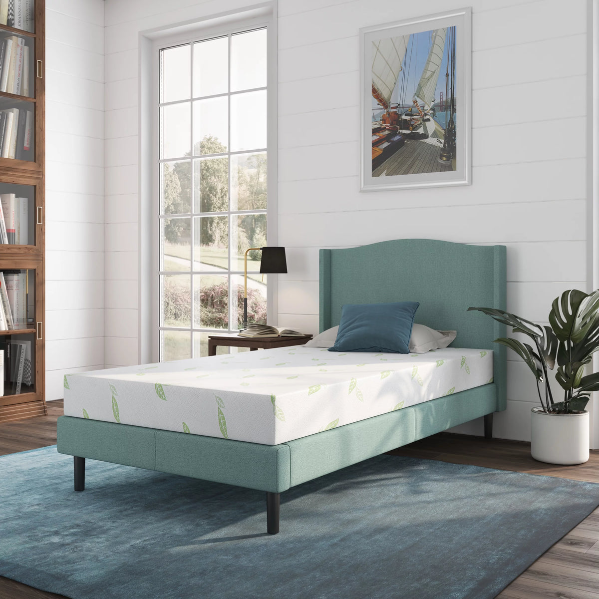 6 Medium Firm Green Tea Infused Memory Foam Mattress Twin XL G540