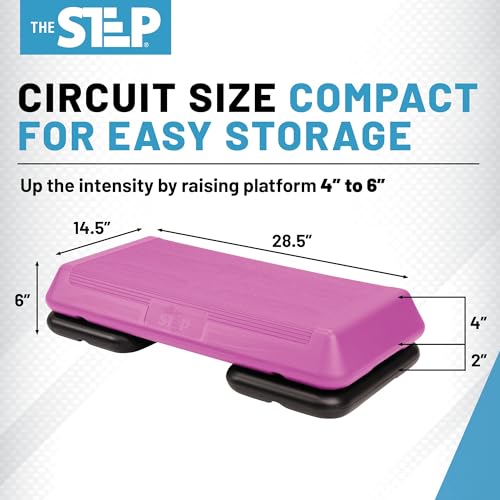 Exercise Step Platform with 2 Risers J532195
