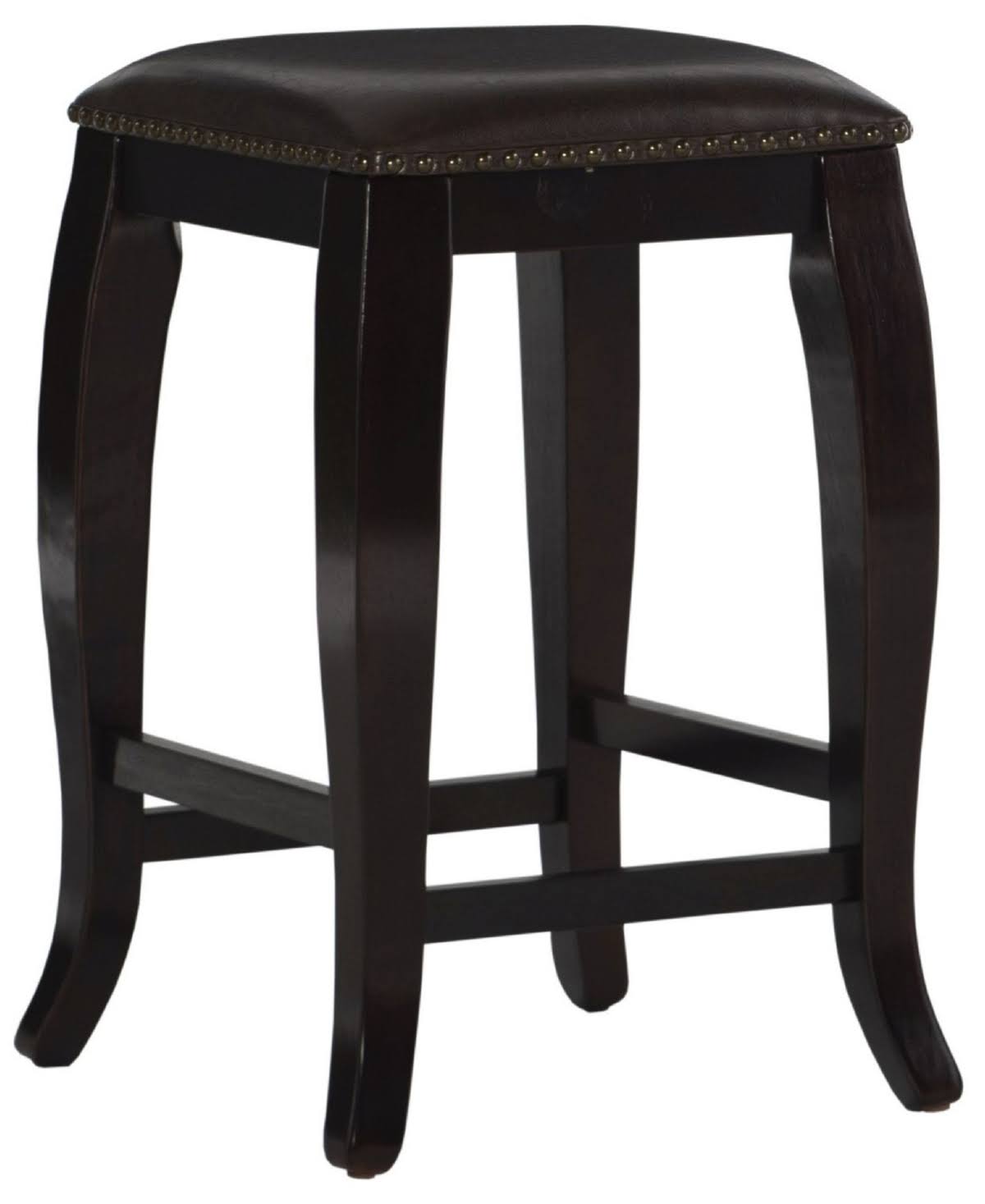 Brown Backless Square Top Counter Stool D953682