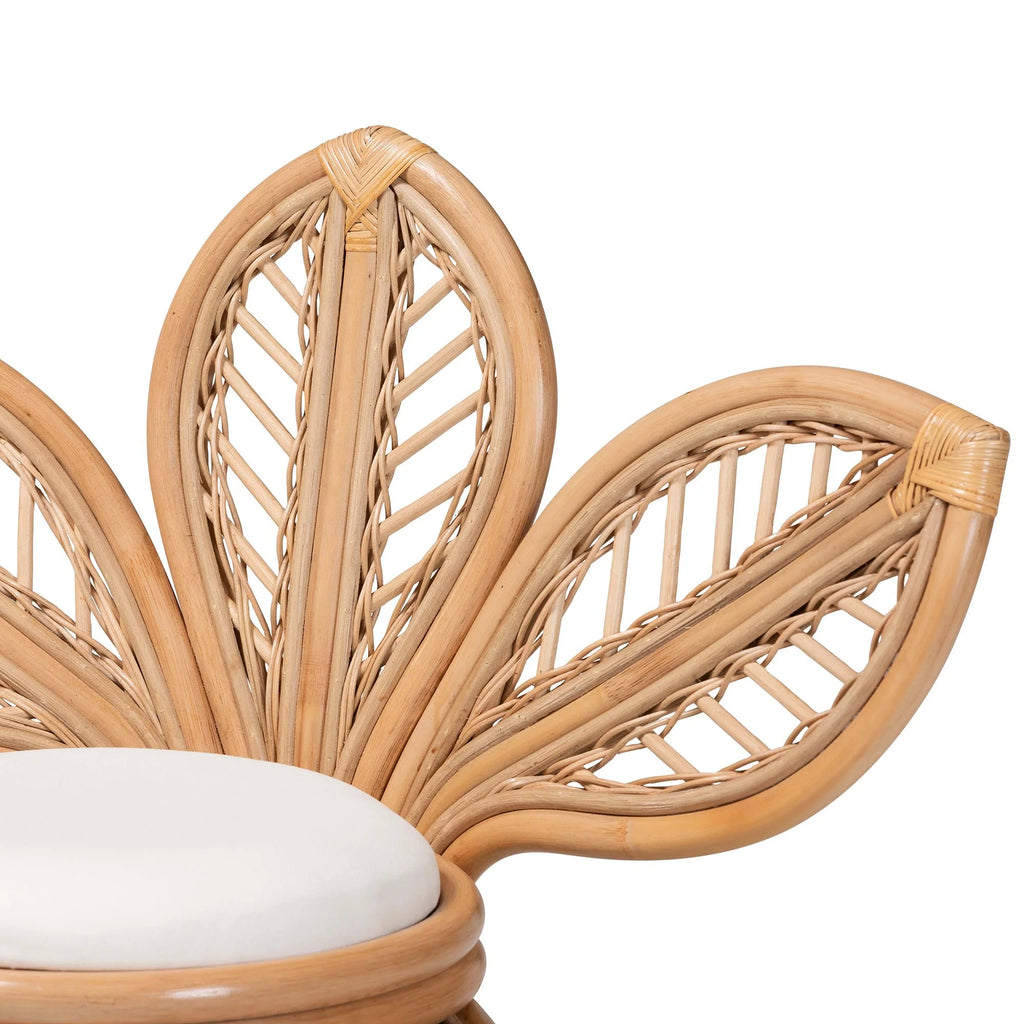 Natural Rattan Leaf Accent Chair R797