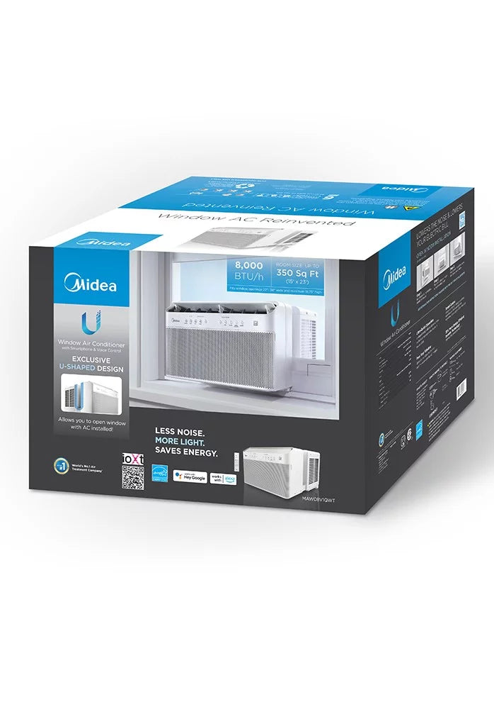 8,000 BTU Smart Inverter U-Shaped Window Air Conditioner Q7493