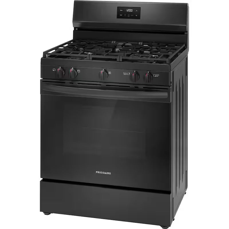 5 Burner Freestanding Gas Range in Black Z645498