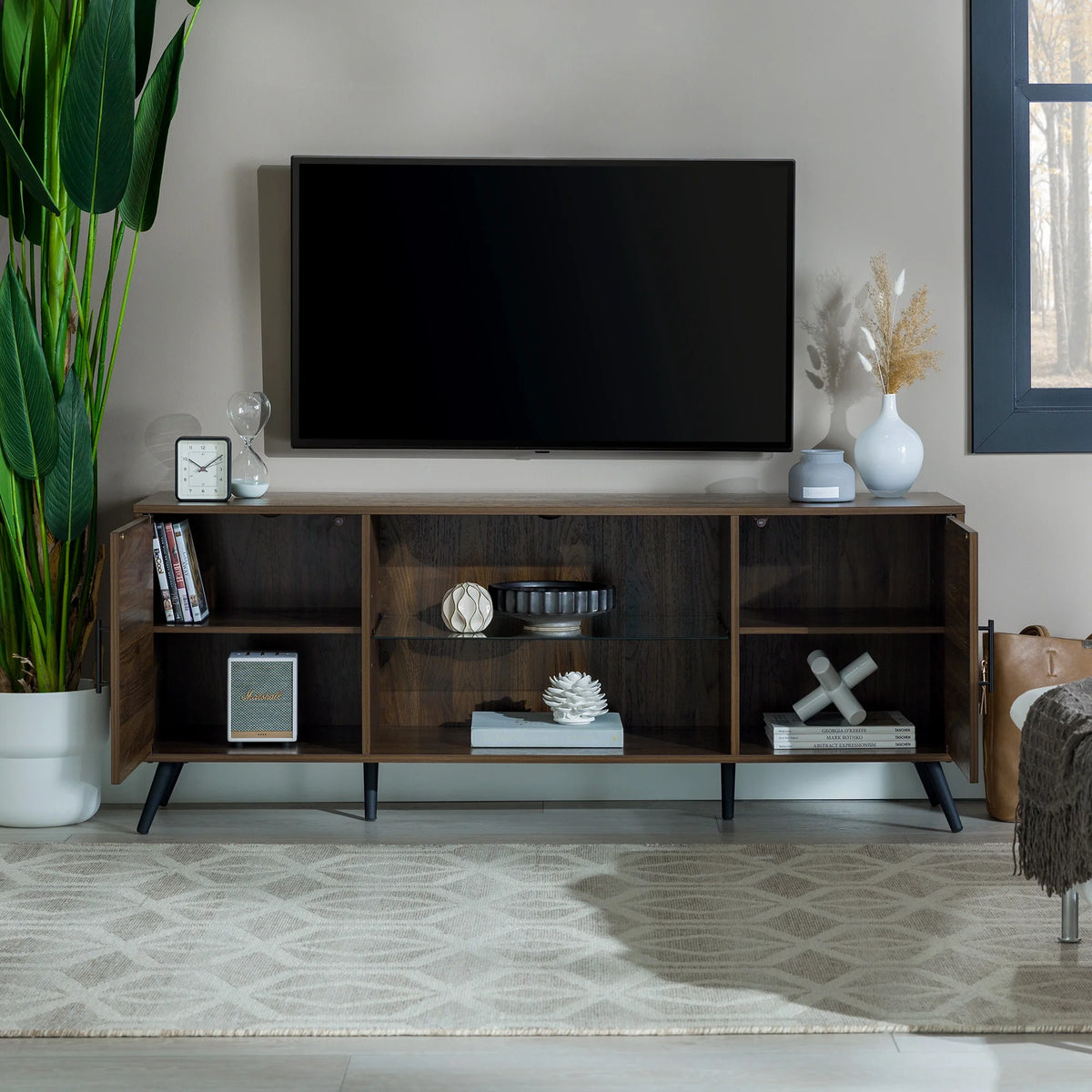 2-Door TV Stand V26291
