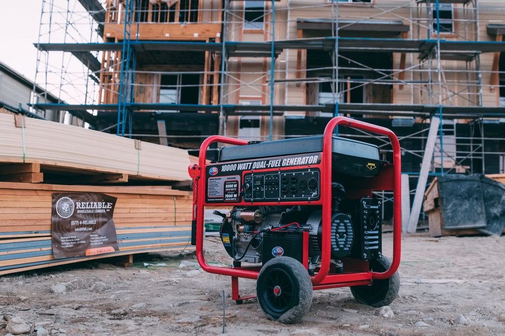 10000 Watt Dual Fuel Portable Generator with Electric Start I207