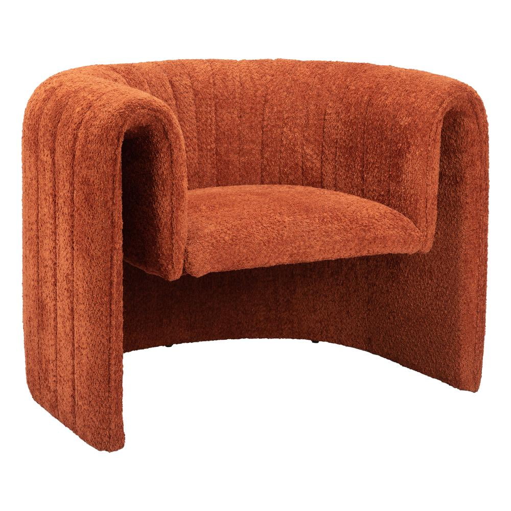 Burnt Orange Accent Chair J776