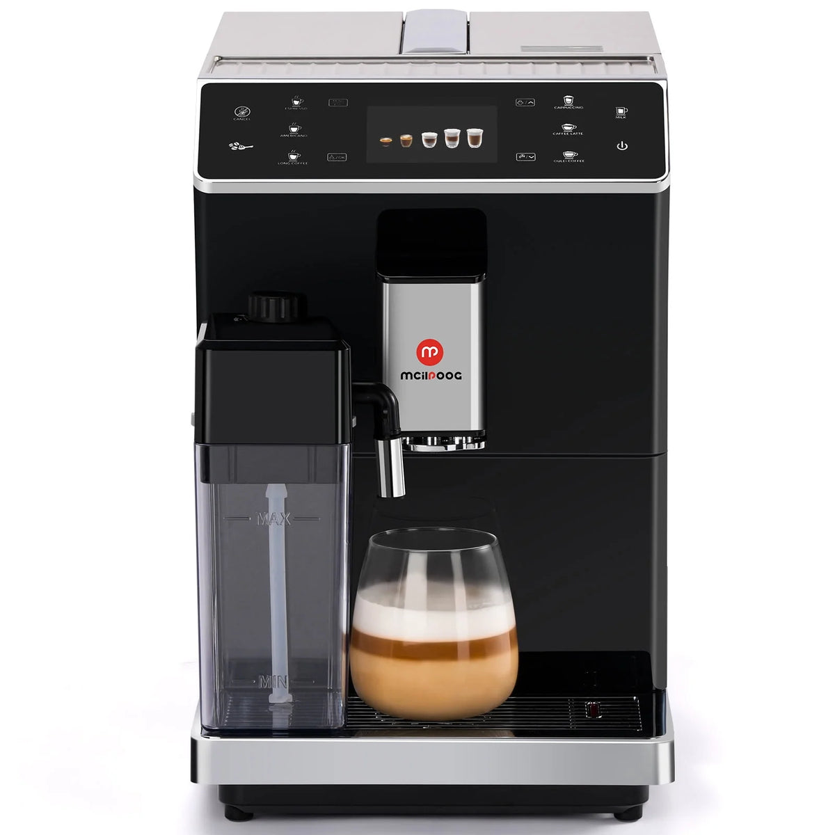Automatic Espresso Coffee Machine with Grinder and Milk Frother I239