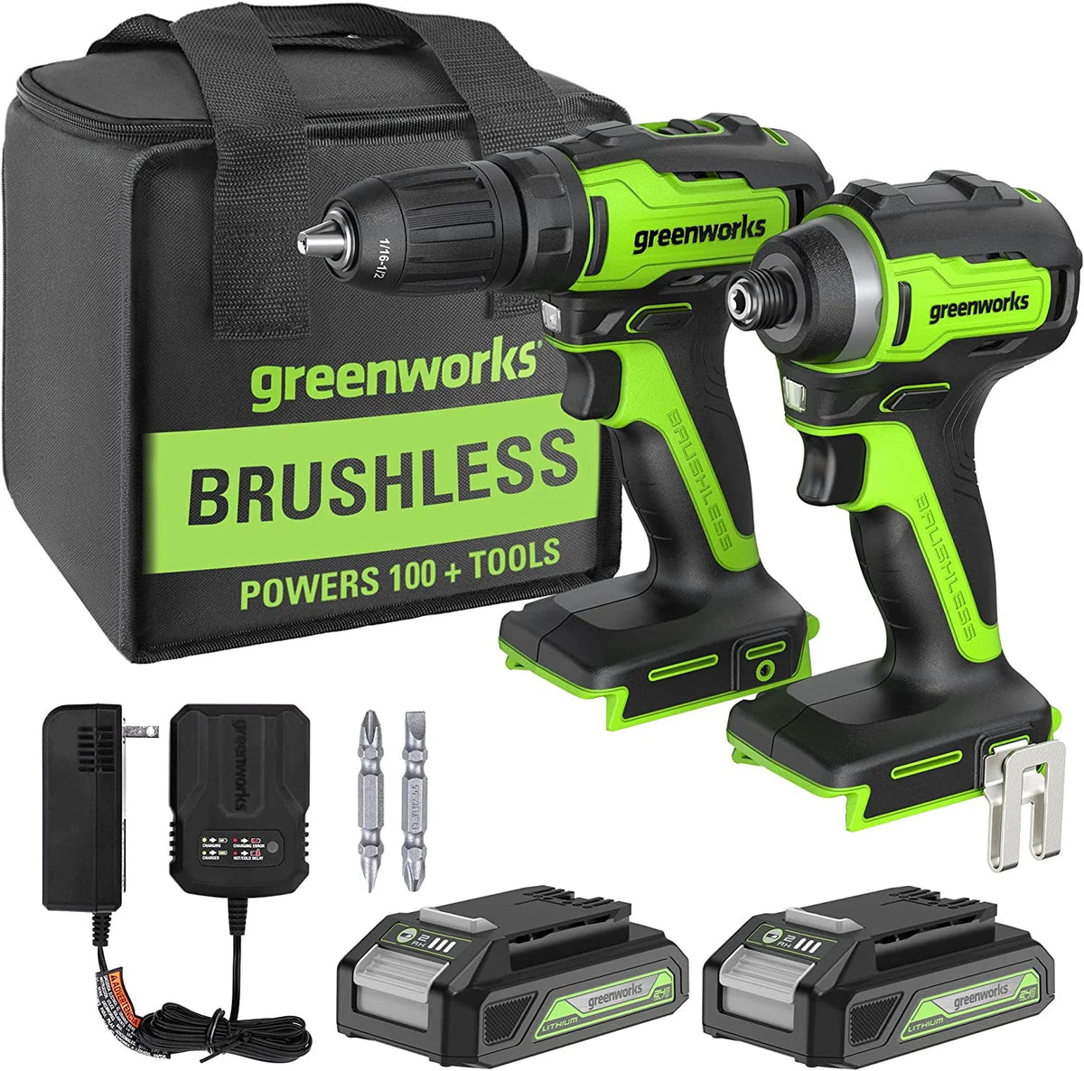 24V Max Cordless Brushless Drill + Impact Combo Kit G621709
