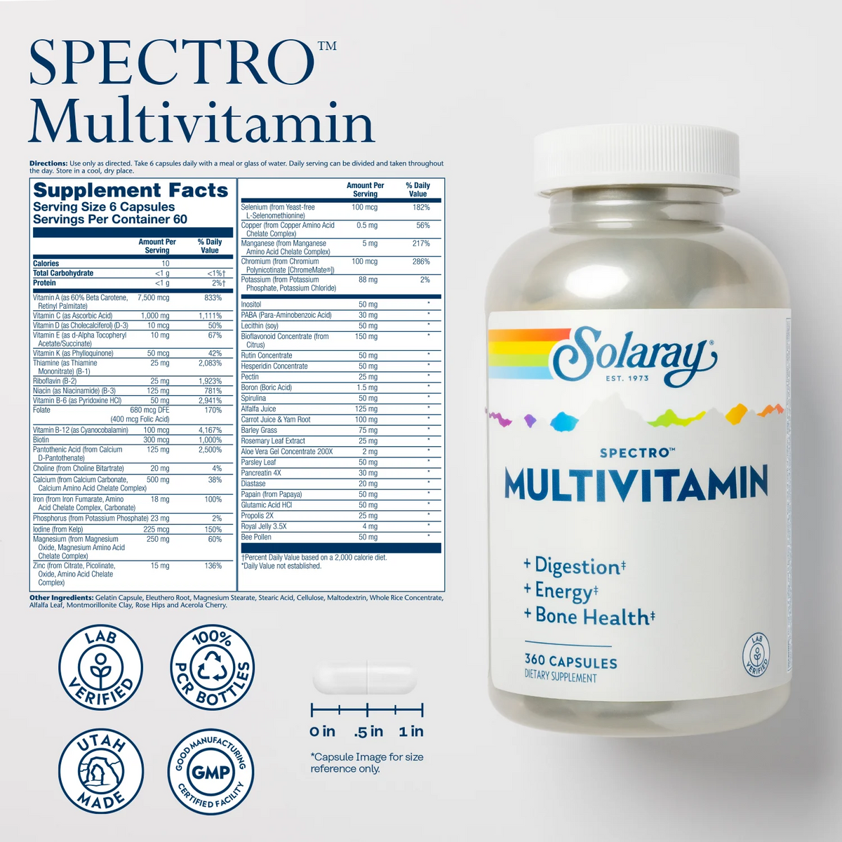 Multivitamin with Iron 360 Caps V6426