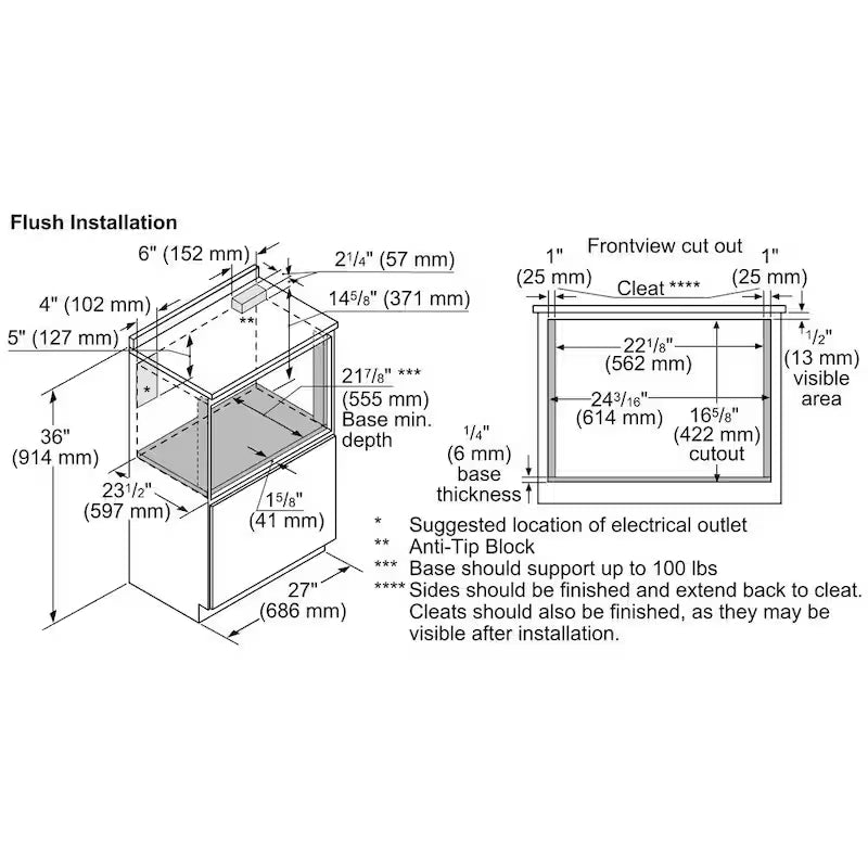 24 in. 1.2 cu. ft. Built-In Microwave Drawer in Stainless Steel L6513