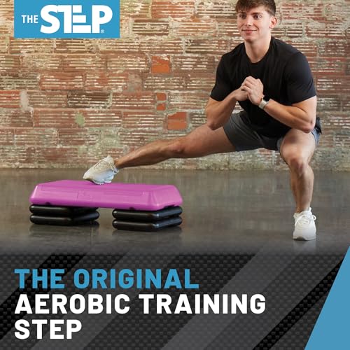 Exercise Step Platform with 2 Risers J532195