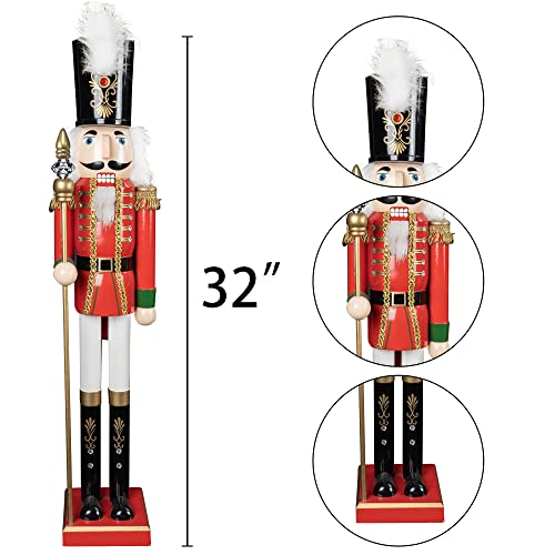32 inch Wooden Nutcracker Decoration I529854