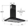 30 inch Stainless Steel Wall Mount Range Hood I3956