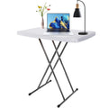 Adjustable Folding Table White W234803