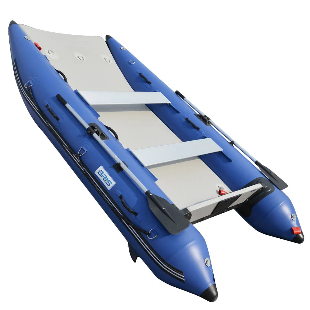 11 ft Inflatable Catamaran Boat Blue N903229
