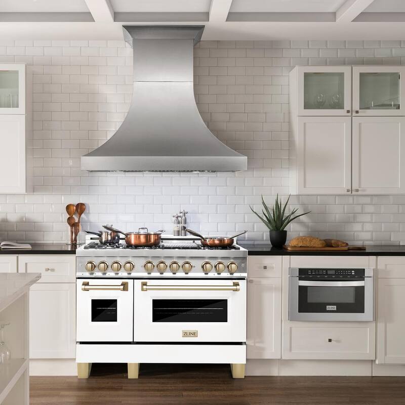 48 in. 7 Burner Double Oven Dual Fuel Range in Stainless Steel Q18897
