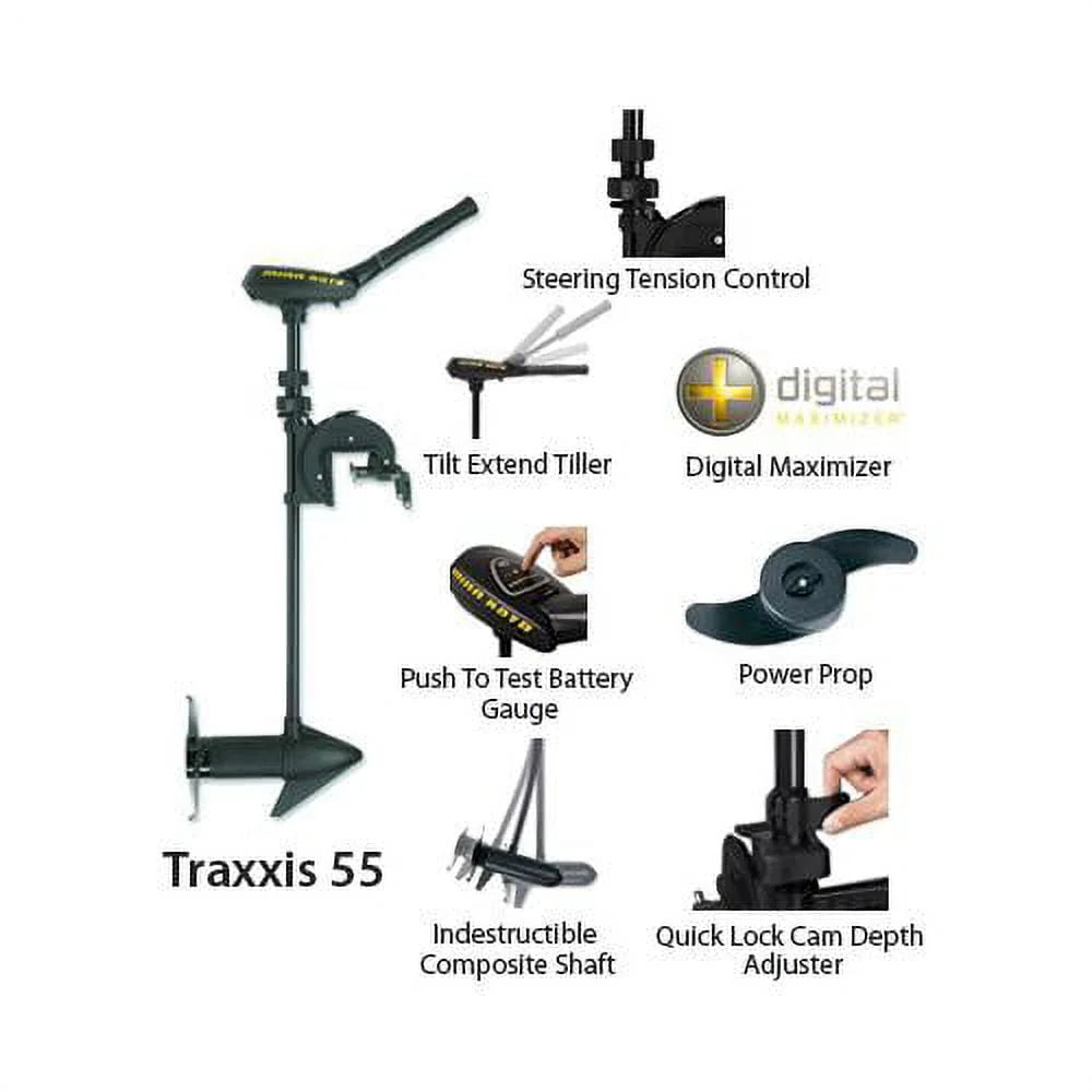 Trolling Motor 42/55lb Tiller Control M836