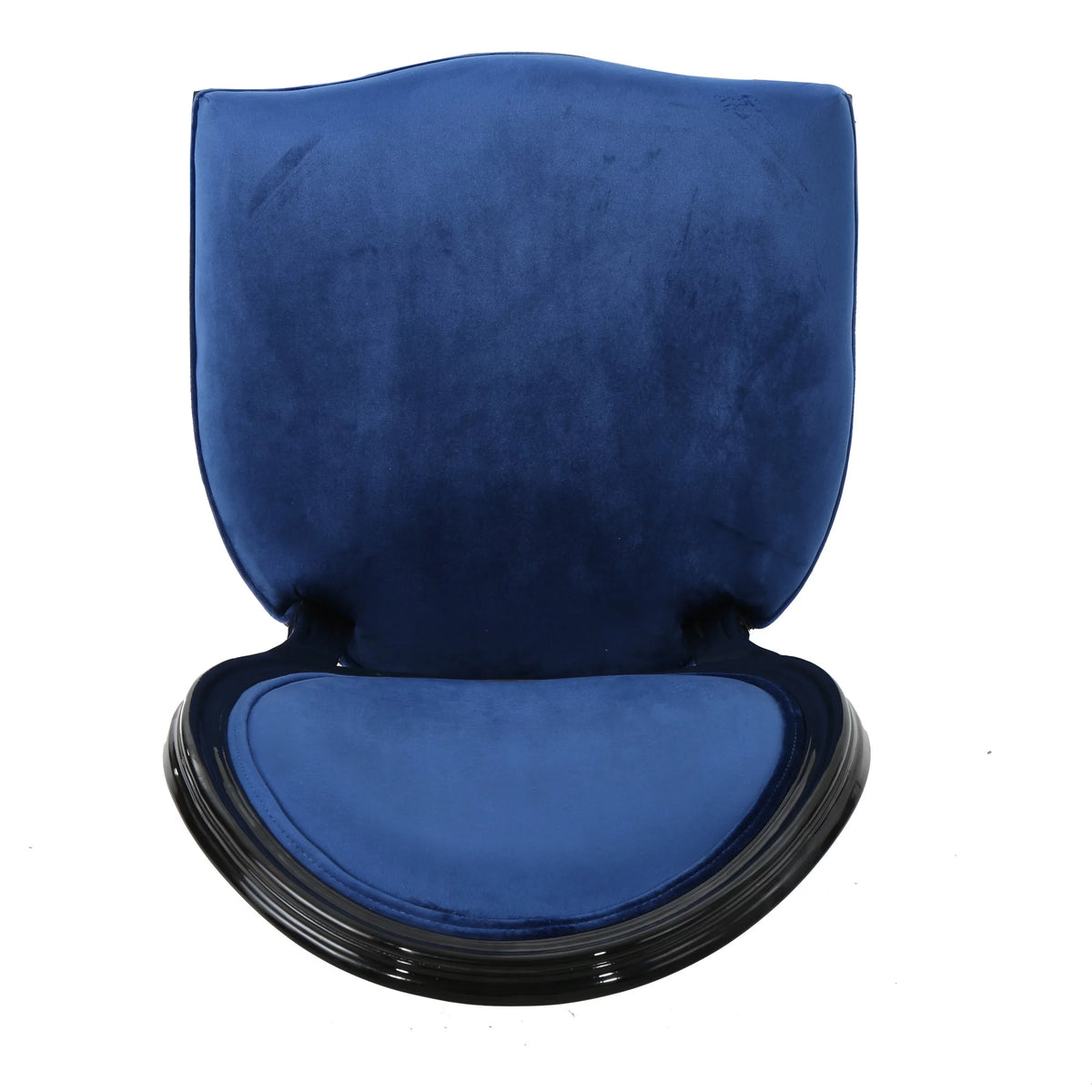 Velvet Dining Chairs Set of 4 Navy Blue N8846