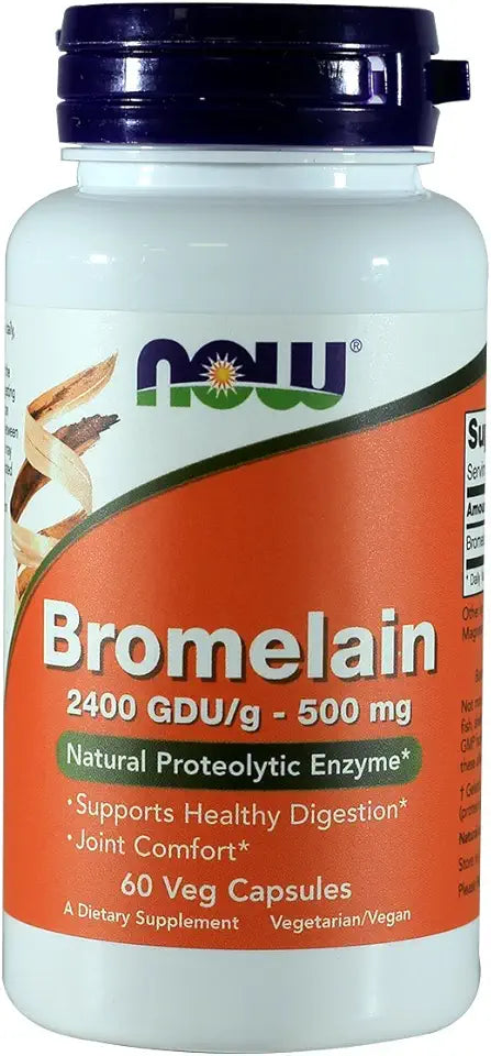 Bromelain 500mg 60 Capsules Pack of 2 R4212