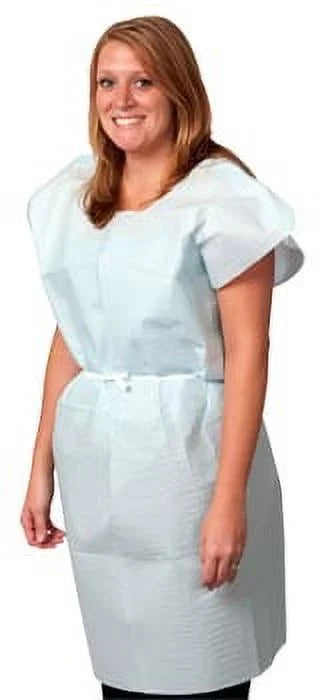 White Exam Gown 30"x 42" D451290