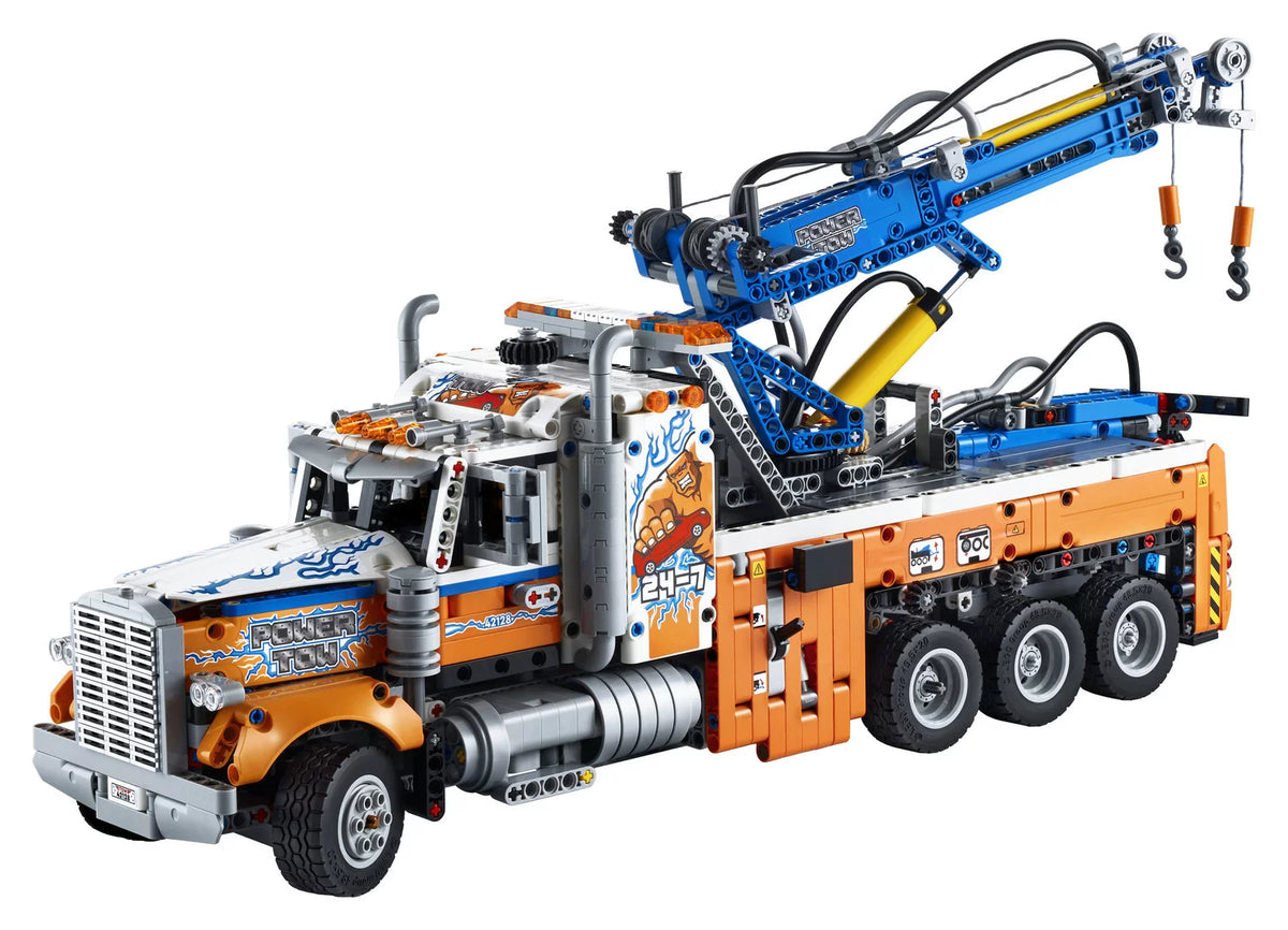 Heavy-Duty Tow Truck Building Set J337