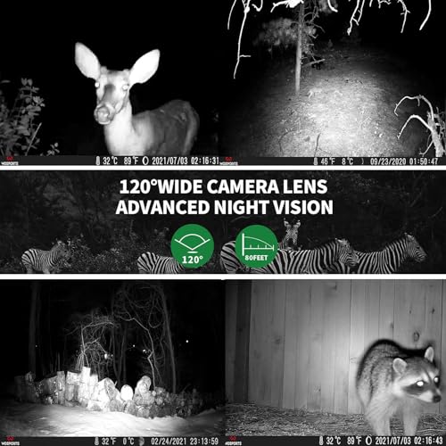 48MP 4K Trail Camera with Night Vision IP66 Waterproof E9479
