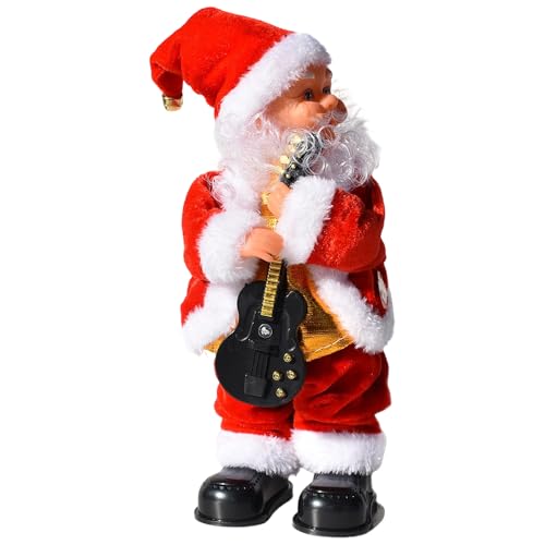 Animated Singing and Dancing Santa Claus Christmas Figurine J48362