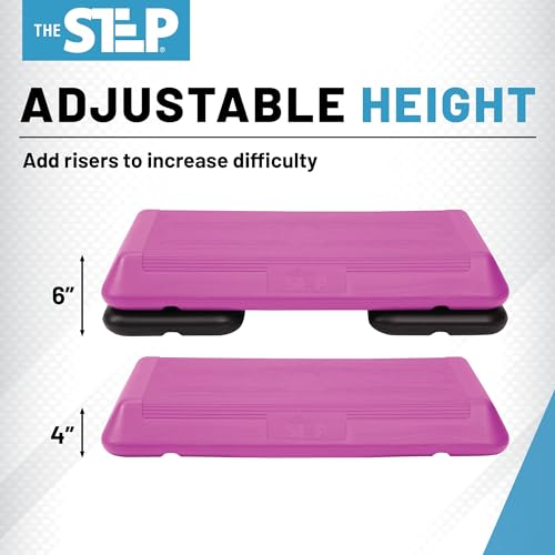 Exercise Step Platform with 2 Risers J532195