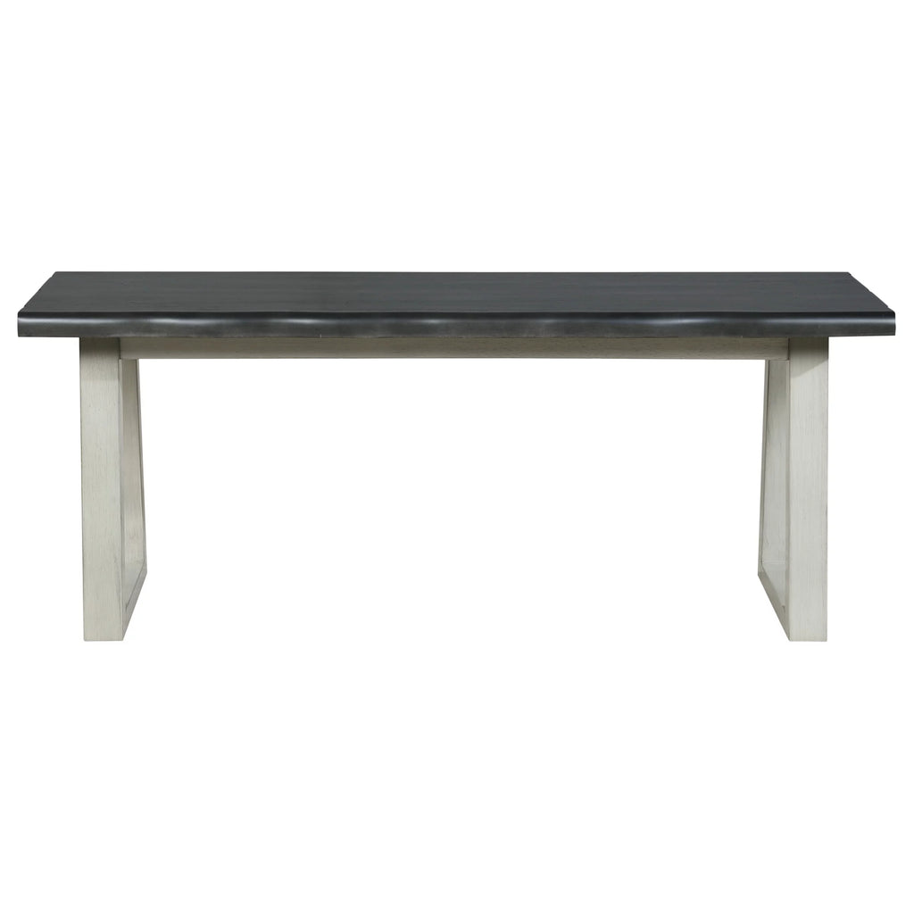 Charcoal Light Gray Bench G124