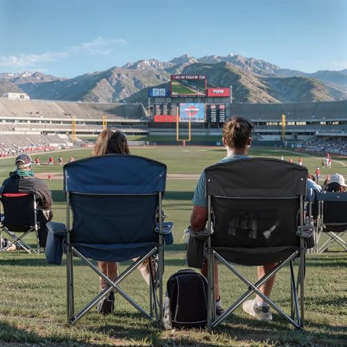 Oversized Folding Camping Chair with Padded Cushion S342