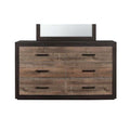 Mahogany & Ebony Miter Dresser U82572
