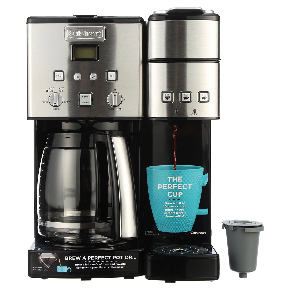 12 Cup Coffeemaker and Single-Serve Brewer Z344