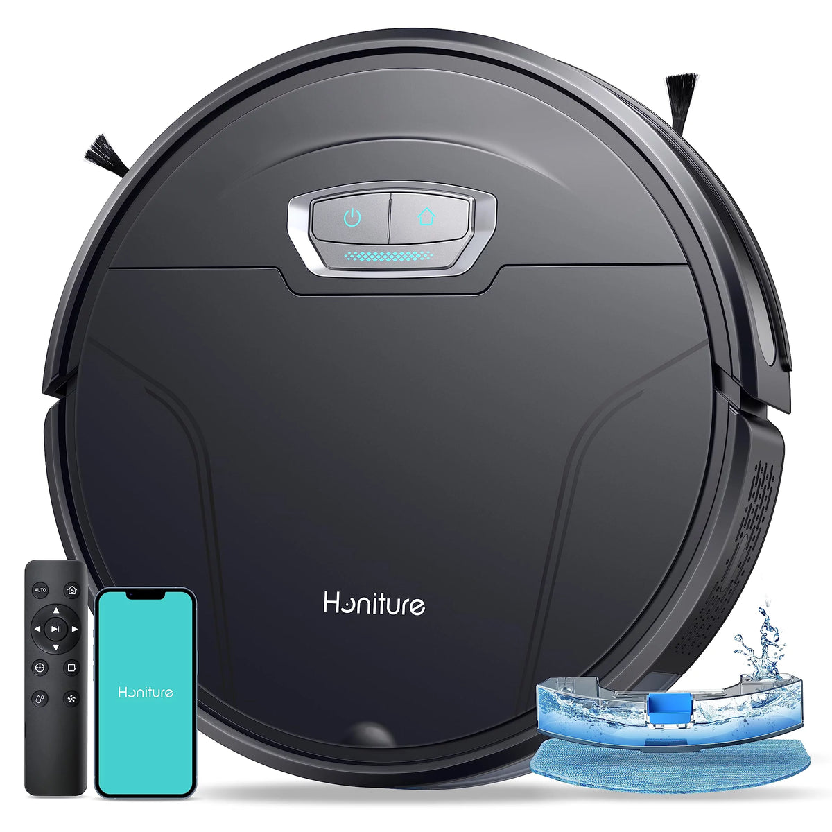 Robot Vacuum and Mop Combo 4500pa 180min Runtime L832425