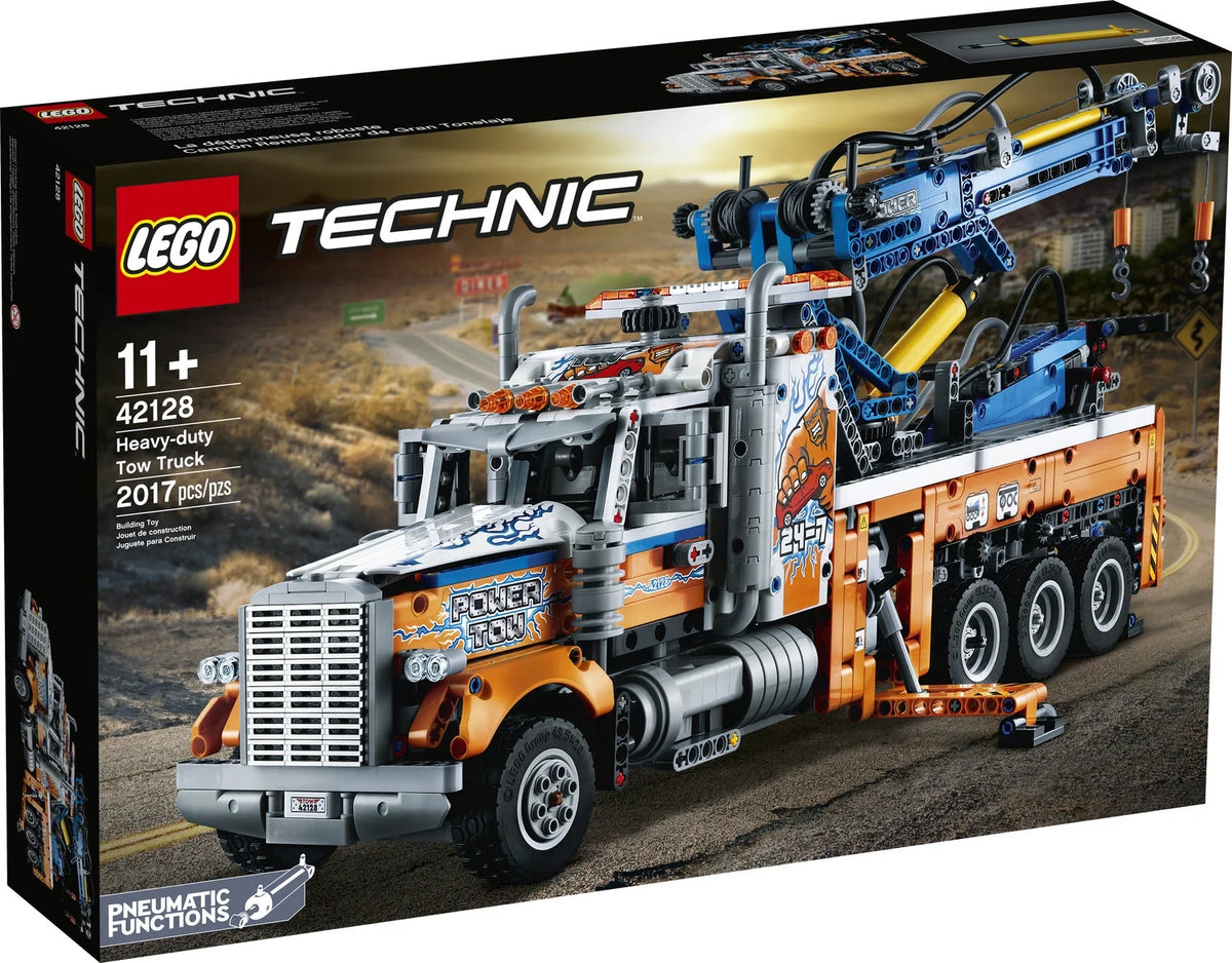 Heavy-Duty Tow Truck Building Set J337