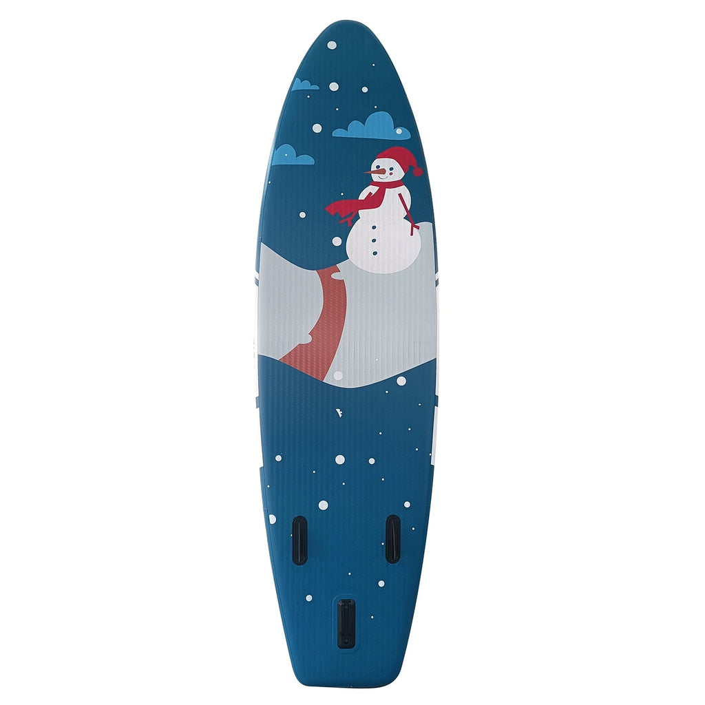 Inflatable Stand Up Paddle Board with 3 Fin, Pump, Safety Leash, Backpack and Paddle H400