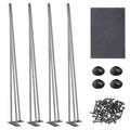 34" Heavy Duty Steel Hairpin Legs 4PCS U87997