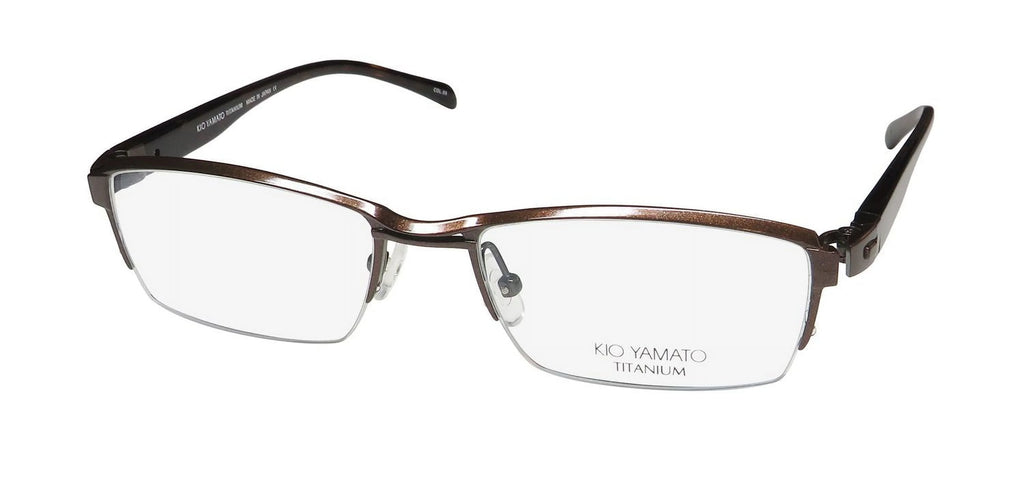 Titanium Half-Rimless Eyeglass Frame C4692