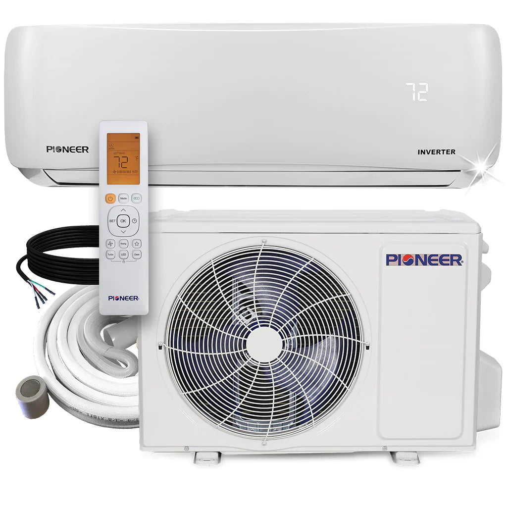 9,000 BTU 115V Ductless Mini-Split Inverter Air Conditioner Heat Pump System Q5633